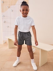 Grey Single Sports Shorts (3-16yrs) - Image 2 of 5