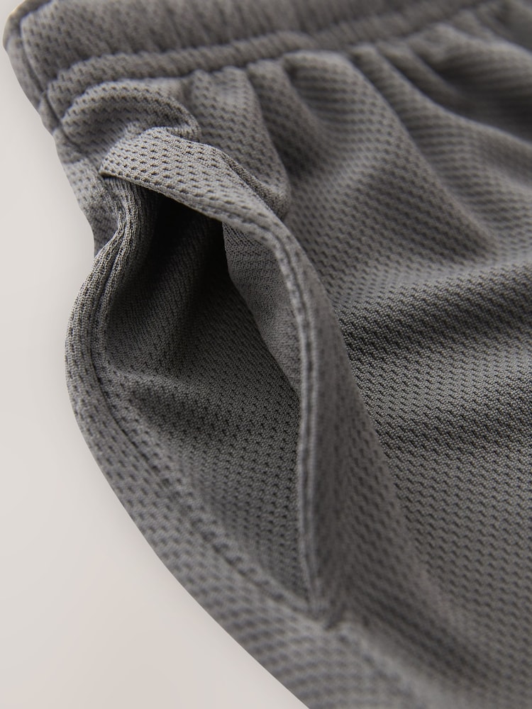 Grey Single Sports Shorts (3-16yrs) - Image 3 of 5
