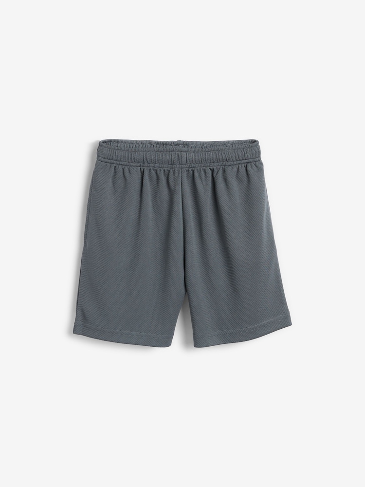 Grey Single Sports Shorts (3-16yrs) - Image 4 of 5