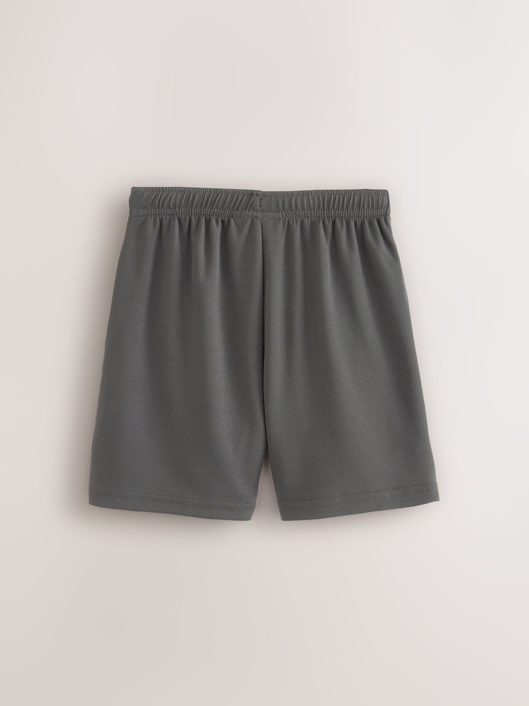 Grey Single Sports Shorts (3-16yrs) - Image 5 of 5