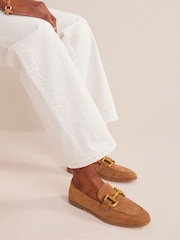 Boden Brown Snaffle Leather Loafers - Image 1 of 6