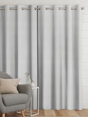 Frost White Voyage Maison Jasper Made To Measure Curtains - Image 2 of 8