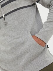 FatFace Grey Pattern Hoodie - Image 4 of 5