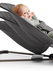 BabyBjörn Grey Cotton Baby Bouncer Bliss - Image 2 of 4