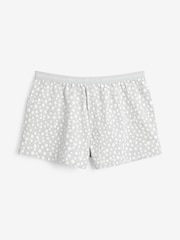 Grey Spot Cotton Short Sleeve Pyjamas - Image 9 of 10