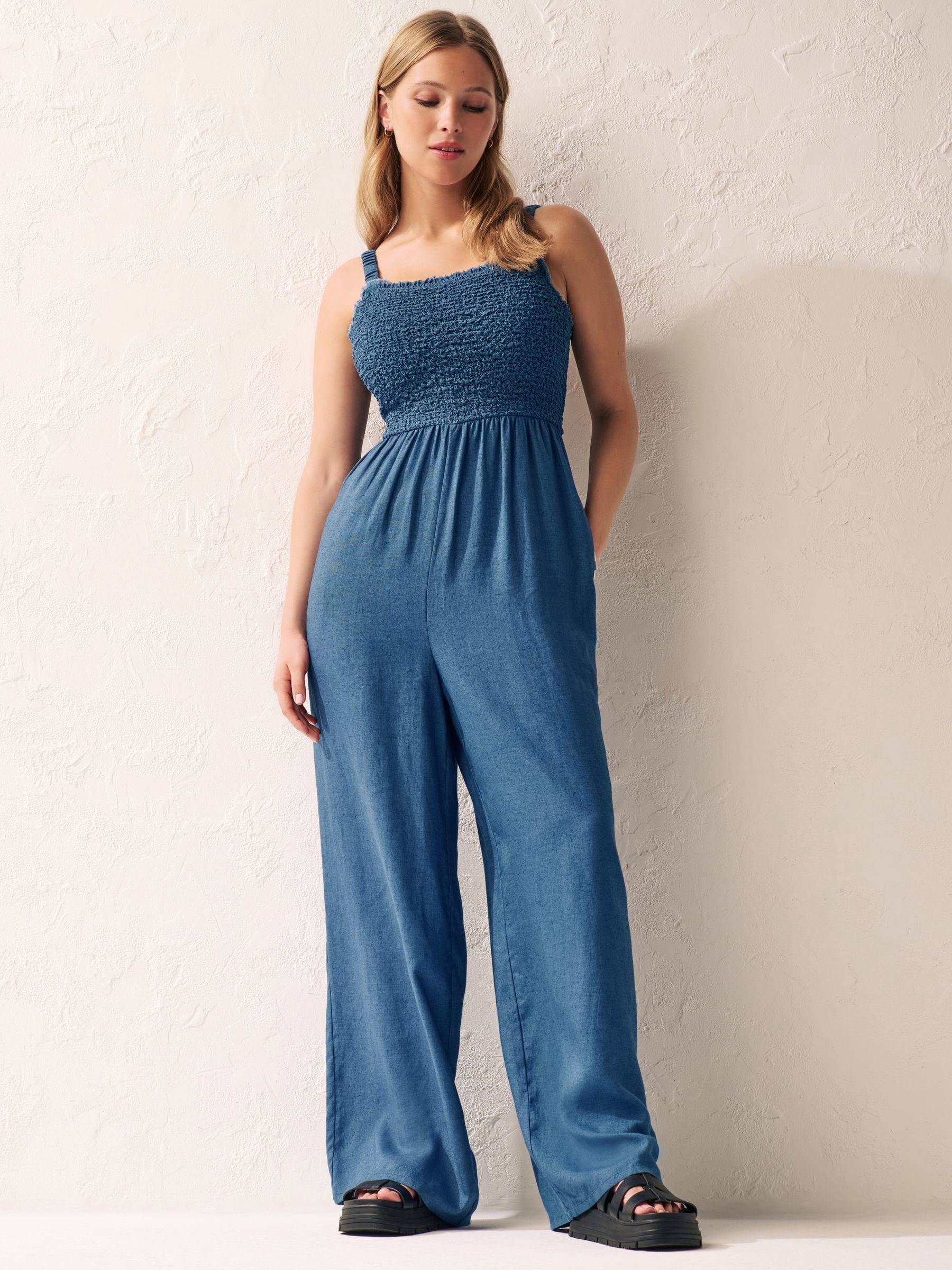 Next blue playsuit online