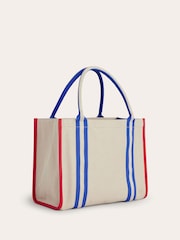 Boden Cream 100% Cotton Tilda Canvas Tote Bag - Image 4 of 6