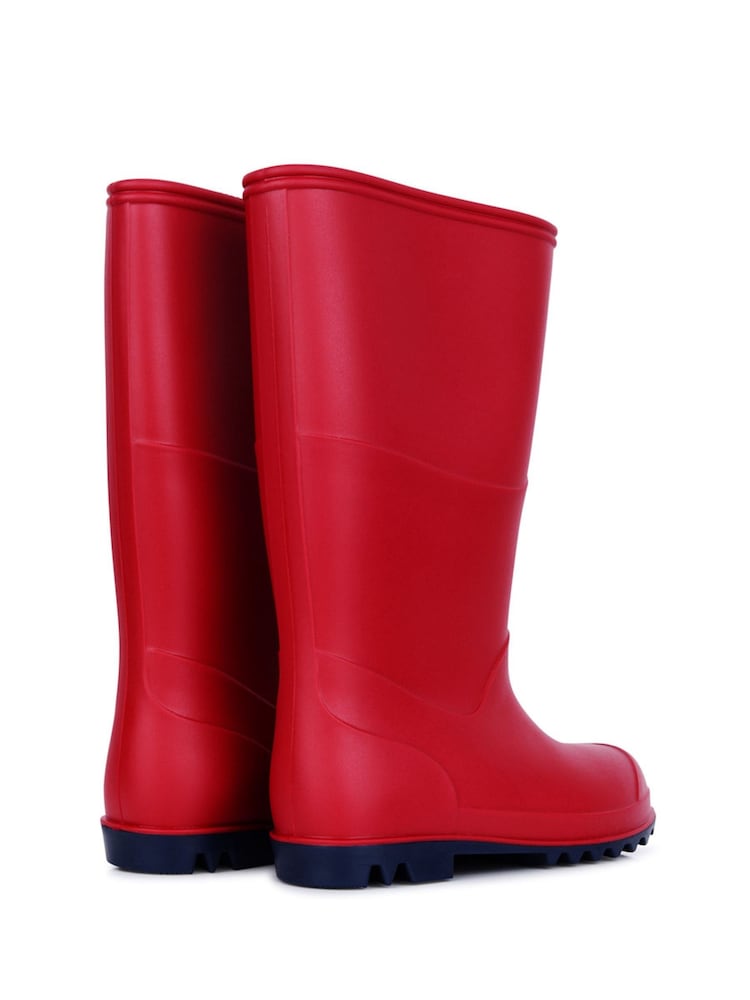 Rot - Muddy Puddles, klassische wasserdichte Gummistiefel - Bild 2 von 3 Rot - Muddy Puddles, klassische wasserdichte Gummistiefel - Bild 2 von 3