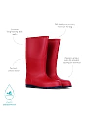 rdeča - Muddy Puddles Klasični nepremočljivi čevlji - Slika 5 iz 5