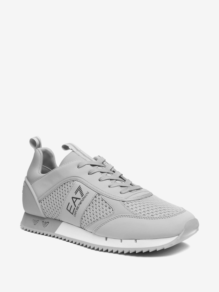 رمادي - حذاء رياضي برباط EA7 Evolution من Emporio Armani - صورة 2 من 4 رمادي - حذاء رياضي برباط EA7 Evolution من Emporio Armani - صورة 2 من 4