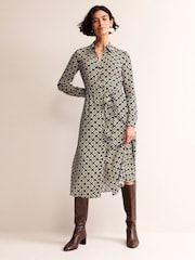 Boden Yellow Kate Midi Shirt Dress - Image 1 of 5