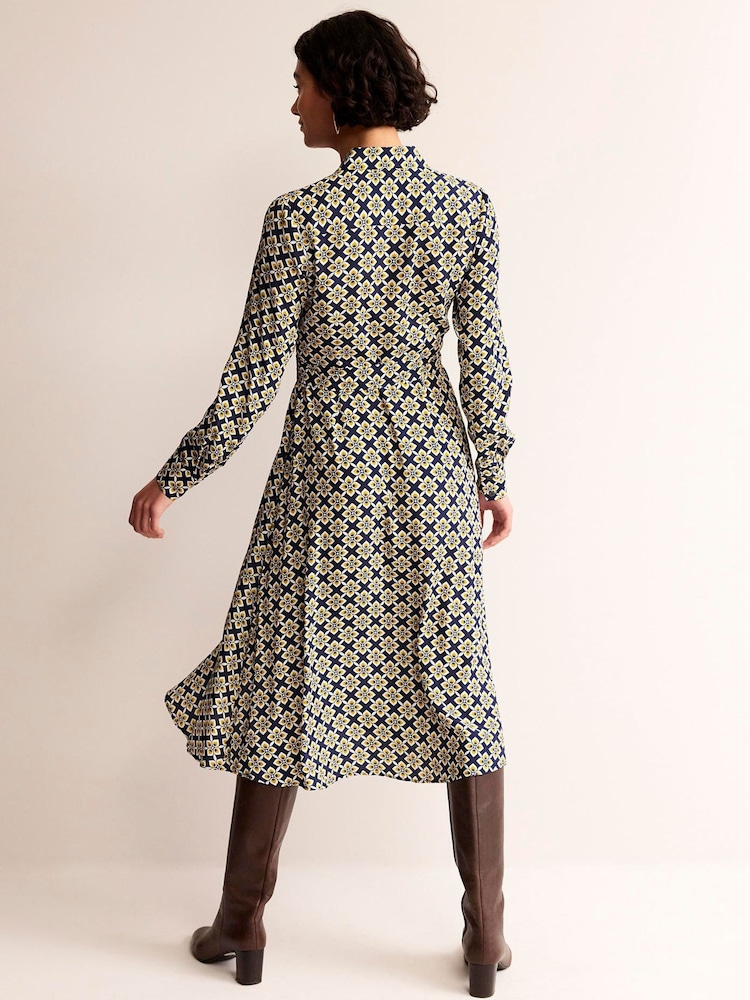 Boden Yellow Kate Midi Shirt Dress - Image 2 of 5