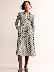 Boden Yellow Kate Midi Shirt Dress - Image 3 of 5