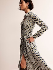 Boden Yellow Kate Midi Shirt Dress - Image 4 of 5