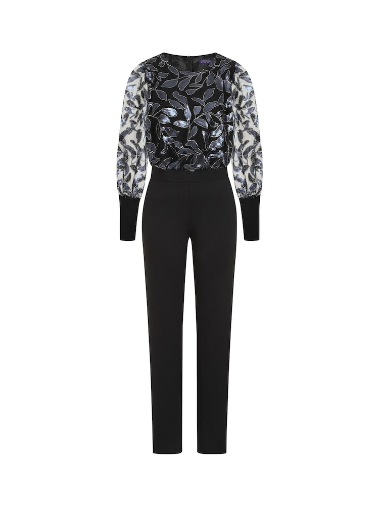 Hot Squash Embroidered Jumpsuit with Blouson Sleeves - Bild 3 von 3 Hot Squash Embroidered Jumpsuit with Blouson Sleeves - Bild 3 von 3