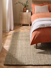 Natural Woven Jute Rug - Image 1 of 5