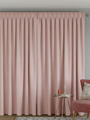 Dusky Pink 100% Cotton Made To Measure Curtains - Image 2 of 9