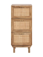 Pacific Oak Effect Veneer 6 Drawer Unit - Image 9 of 9