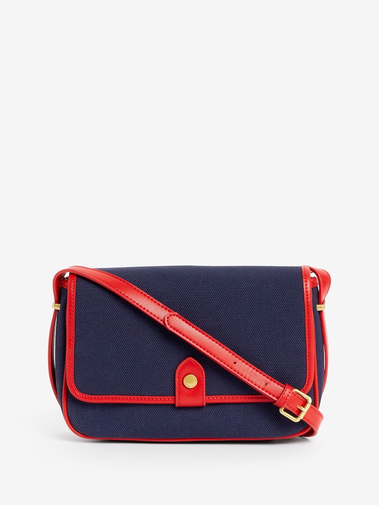 أزرق - Boden 100% Cotton Structured Cross-Body Bag - صورة 2 من 5 أزرق - Boden 100% Cotton Structured Cross-Body Bag - صورة 2 من 5