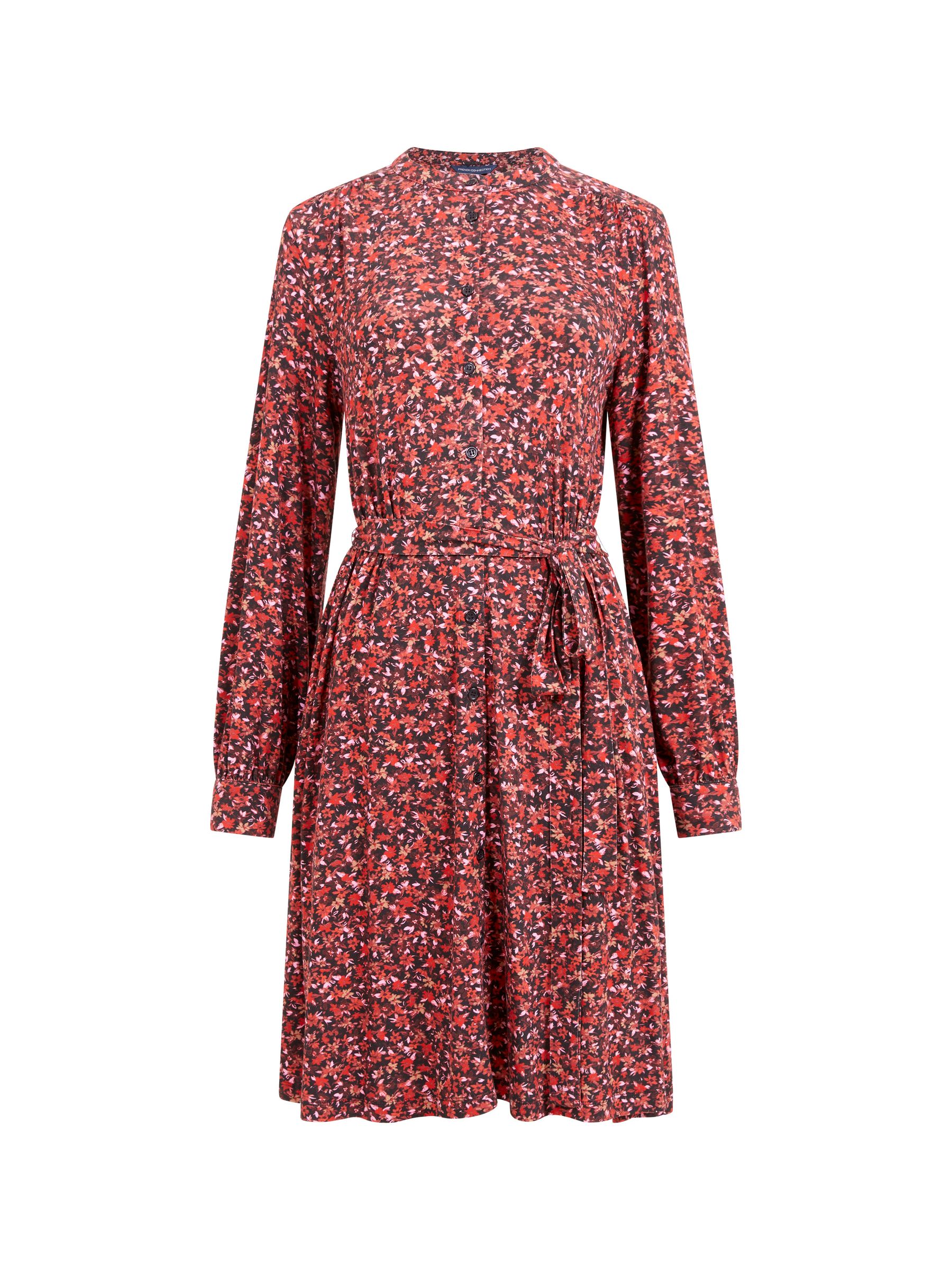 French Connection Clara Meadow Jersey Shirt Dress - Image 4 of 4