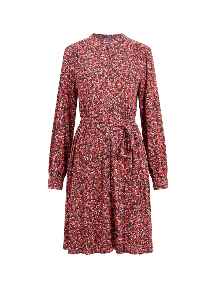 French Connection Clara Meadow Jersey Shirt Dress - Image 4 of 4