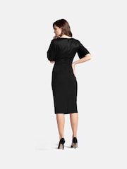 Hot Squash Button Detail Cocktail Dress - Obrázek 3 z 4