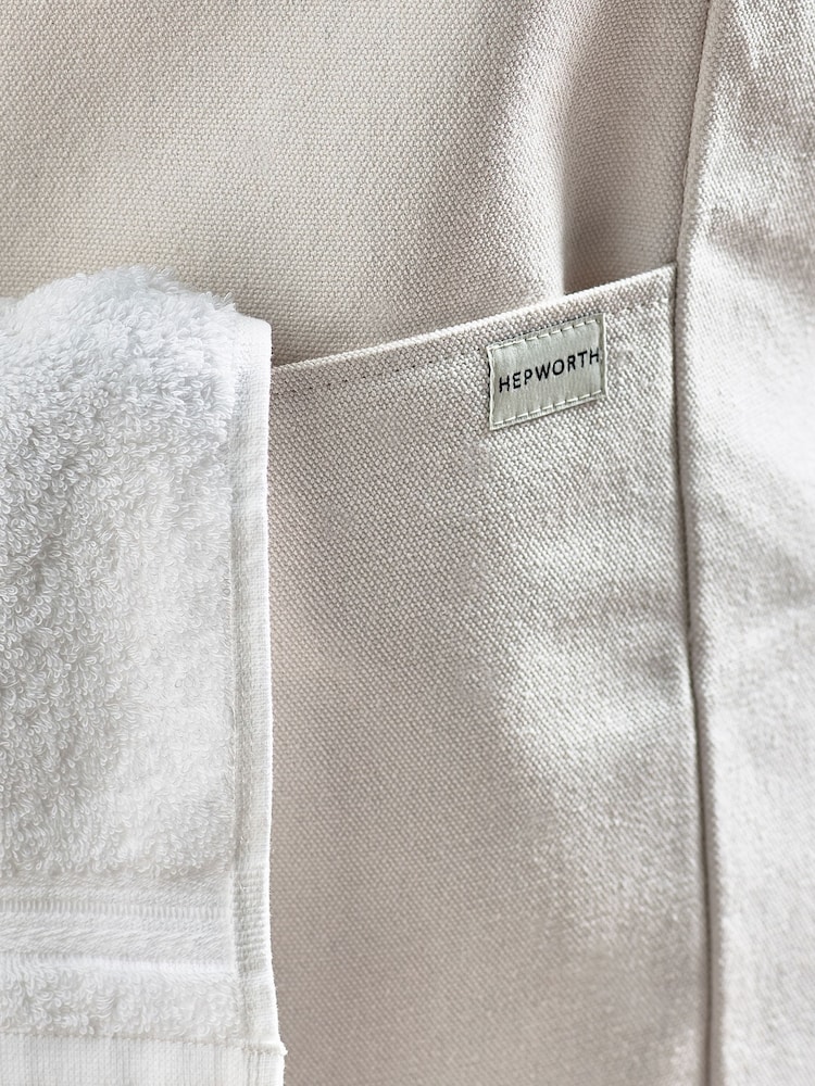 Natural Monochrome Pocket Laundry Basket - Image 4 of 4