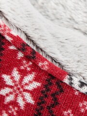 Scruffs® Red Medium Santa Paws Mattress - Image 4 of 4