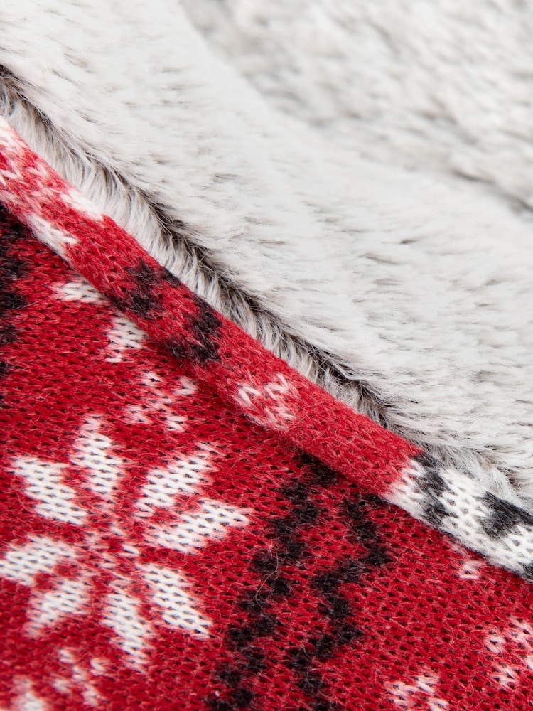 Scruffs® Red Medium Santa Paws Mattress - Image 4 of 4