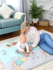 aden + anais Grey Baby Bonding Playmat - Image 3 of 4