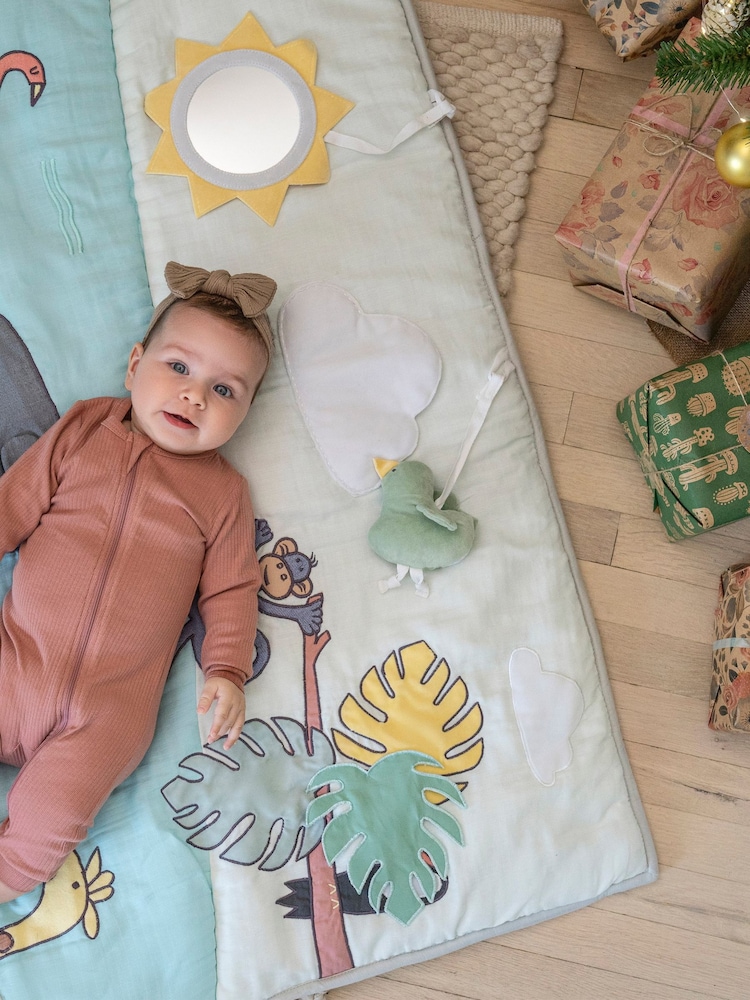 aden + anais Grey Baby Bonding Playmat - Image 4 of 4