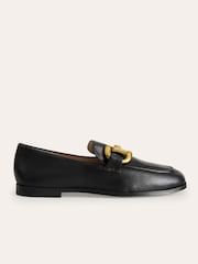 Boden Black Snaffle Leather Loafers - Image 3 of 5