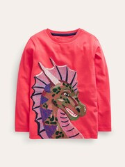 Boden Red Superstitch Dragon T-Shirt - Image 1 of 3