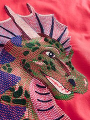 Boden Red Superstitch Dragon T-Shirt - Image 3 of 3