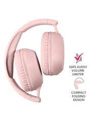 Tikkers Pink Smart Series 13 Easy Release Fabric Strap Smart Watch & Headphone Set - Image 2 of 5