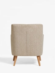 Tweedy Plain Mid Natural Carter Armchair - Image 7 of 8