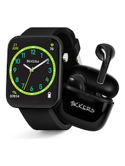 Tikkers Pink Smart Series 13 Silicone Strap Smart Watch & Earbuds Set - Image 1 of 6