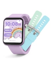 Tikkers Purple Kids Series13 Smart Lilac Interchangeable Strap Watch - Image 1 of 5