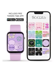 Tikkers Purple Kids Series13 Smart Lilac Interchangeable Strap Watch - Image 2 of 5