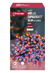 Premier Decorations Ltd Rainbow Supabrights LED With Timer Christmas Lights - Image 2 of 4