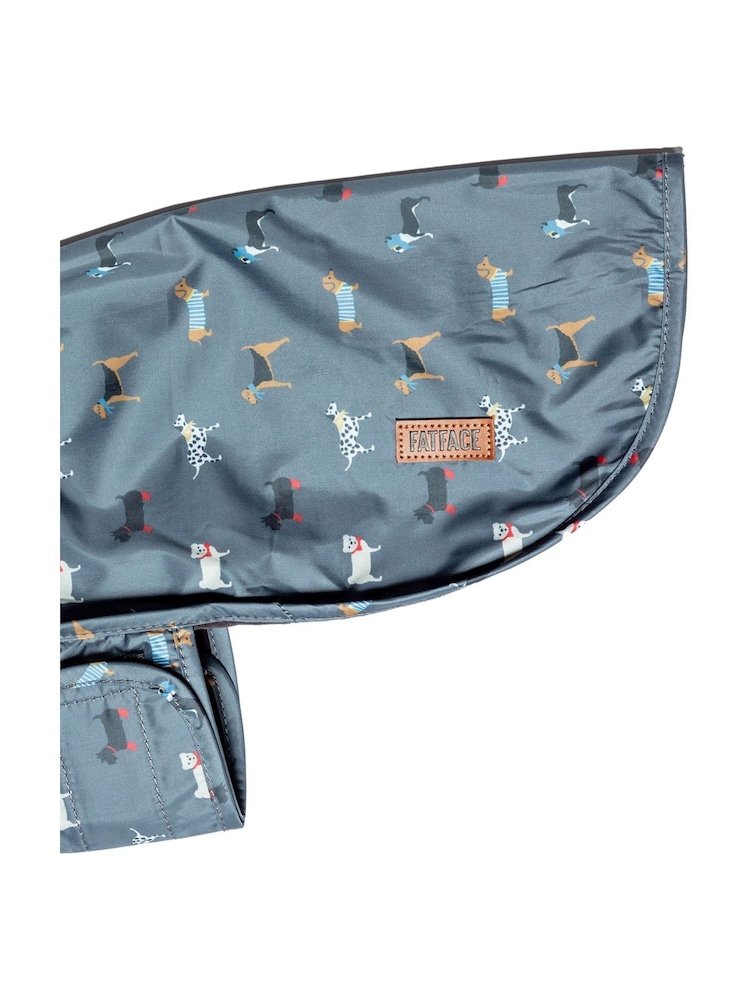 FatFace Grey Marching Dogs XSmall Raincoat - Image 3 of 3