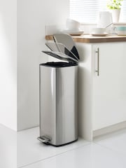 Chrome 30L Soft Close Pedal Bin - Image 2 of 5