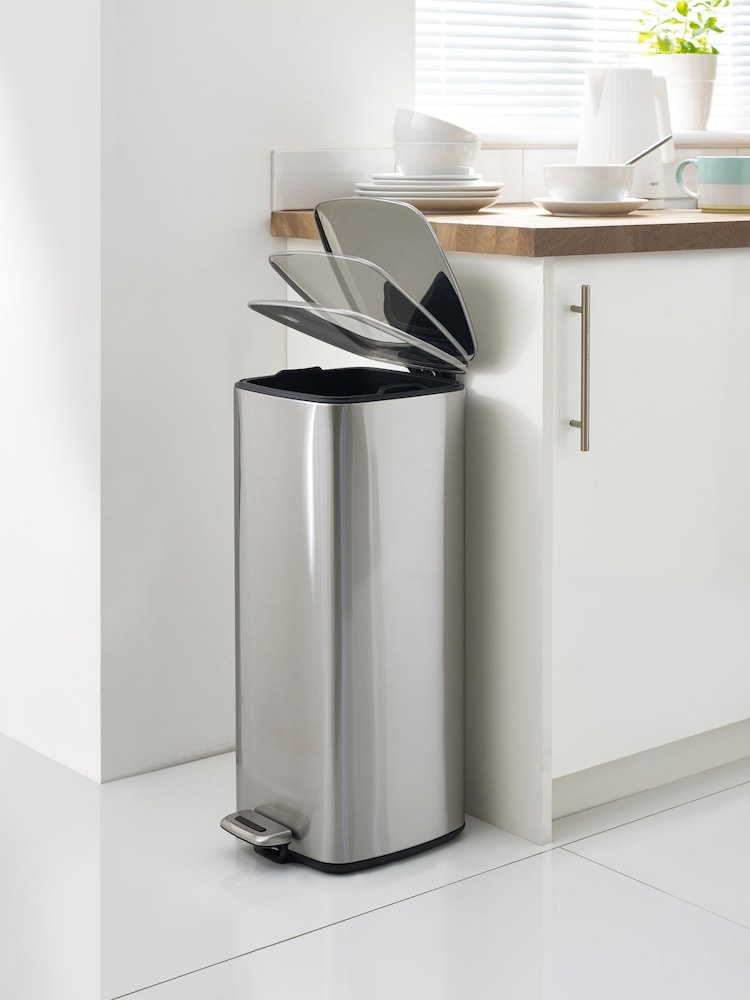 Chrome 30L Soft Close Pedal Bin - Image 2 of 5