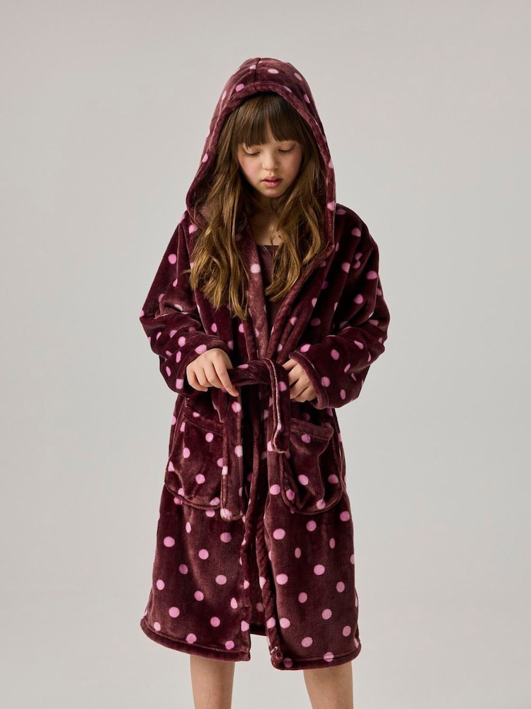 Name It Purple Striped Bathrobe - Image 1 of 3 Name It Purple Striped Bathrobe - Image 1 of 3