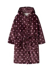 Name It Purple Striped Bathrobe - Image 2 of 3