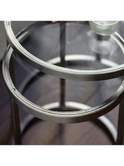 Gallery Home Silver Ruston Nest of 2 Tables - Image 2 of 11