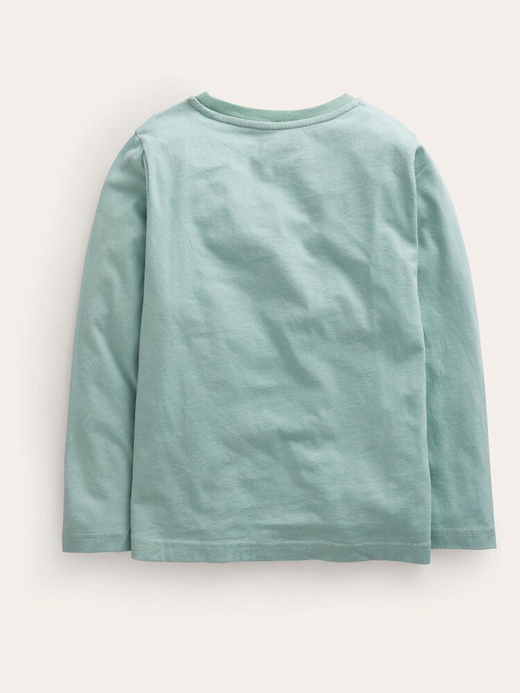 Boden Green Dragon Appliqué T-Shirt - Image 3 of 4
