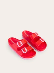 Boden Red Lyla Double Buckle Slide - Image 3 of 3