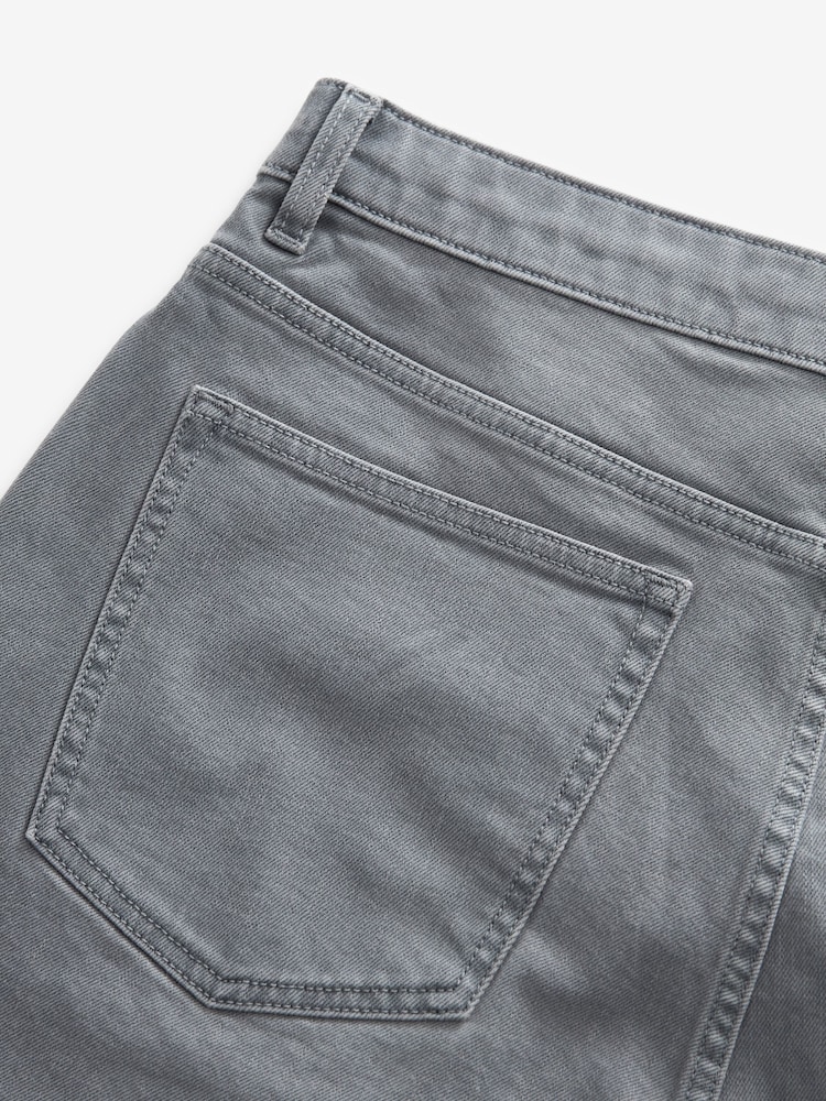 siva - Barvane kratke hlače iz denima - Slika 8 iz 8 siva - Barvane kratke hlače iz denima - Slika 8 iz 8