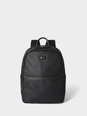 Osprey London Black The Grantham Waxed Canvas & Leather Backpack - Image 1 of 5